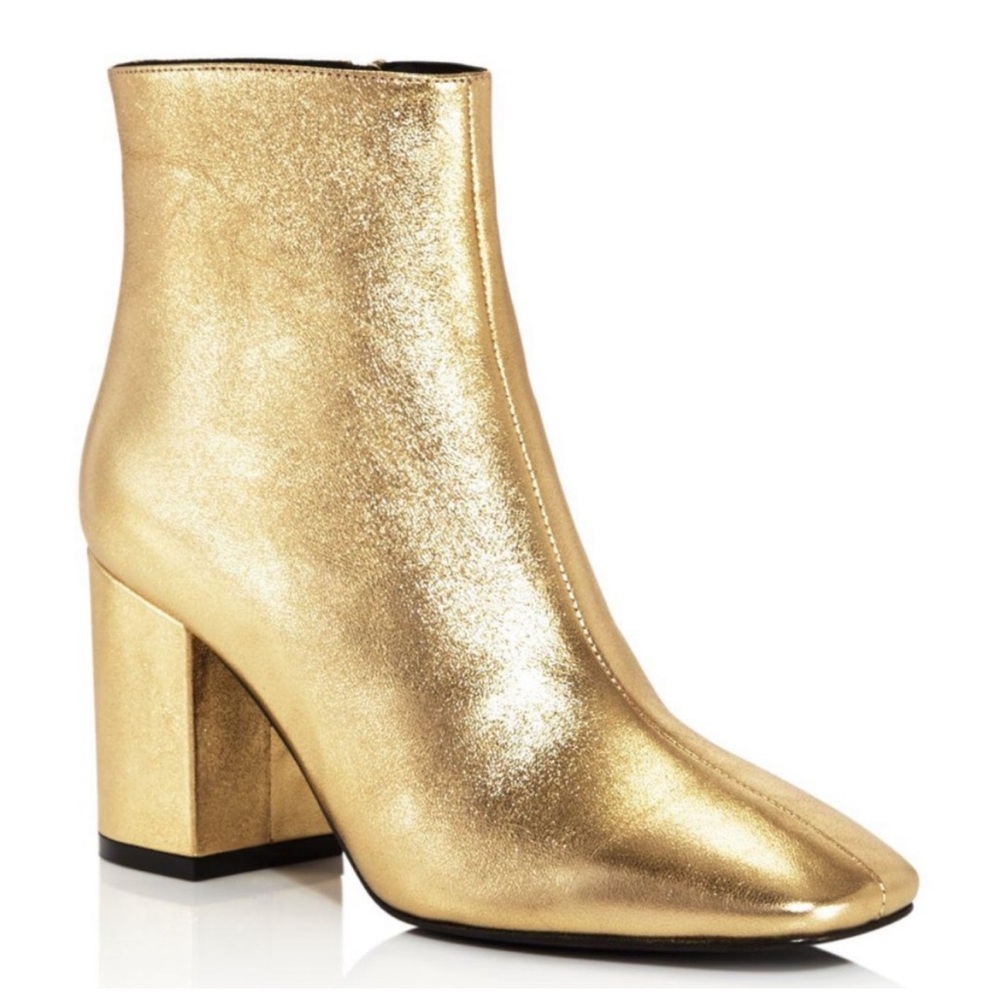 Anine Bing Gold Jane Boots Size 41
